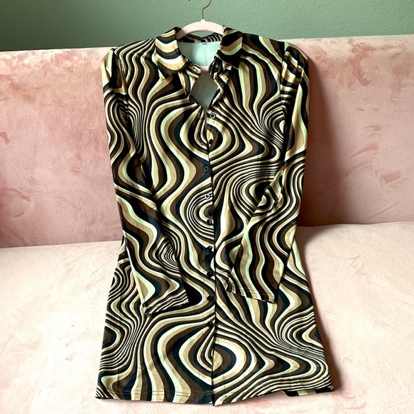 Swirl print dress - Picture 1 of 1